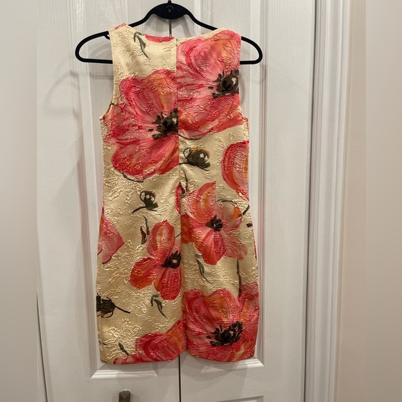 Joseph Ribkoff - Multicolored Floral Print Sheath Dress Neckline Sleeveless - Picture 2 of 6